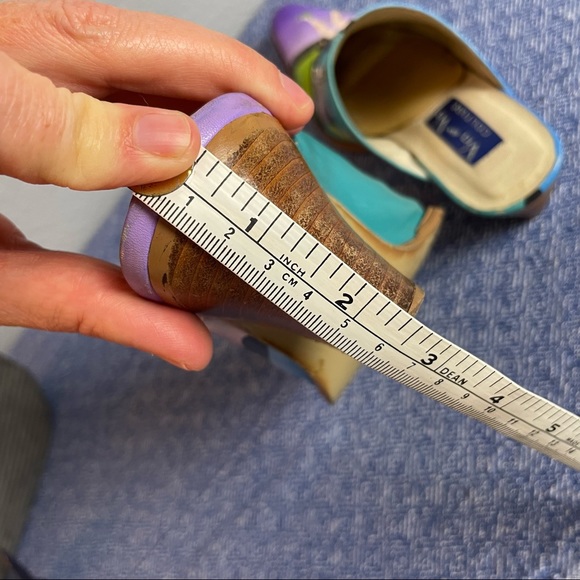 Via and Via Couture Hand Painted Mules from Neiman Marcus 8.5 M - Picture 10 of 10